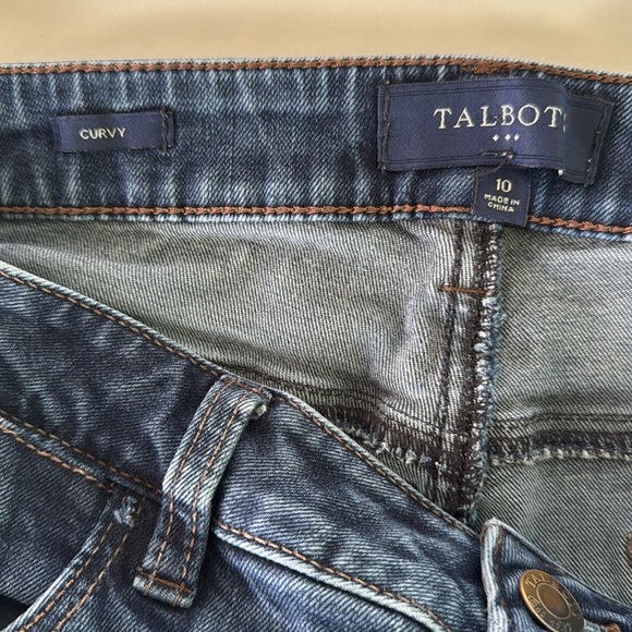 Talbots Curvy Jeans Size 10 - Picture 3 of 7